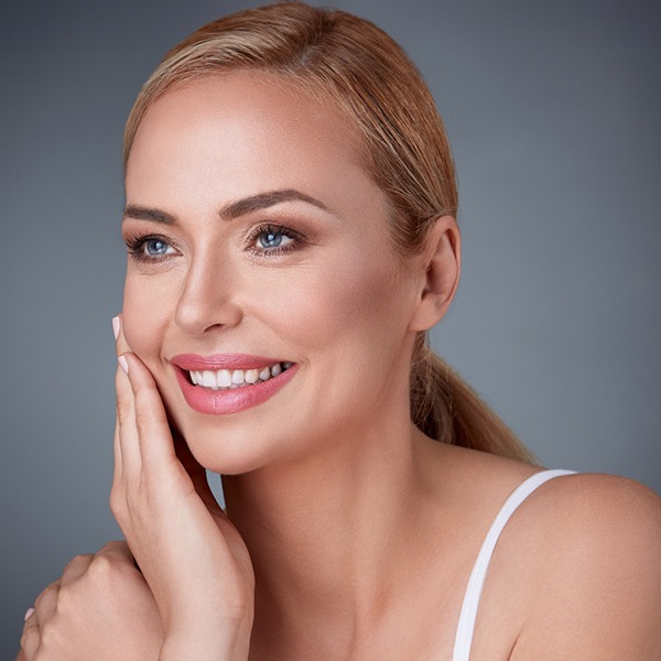 Smiling Botox Woman